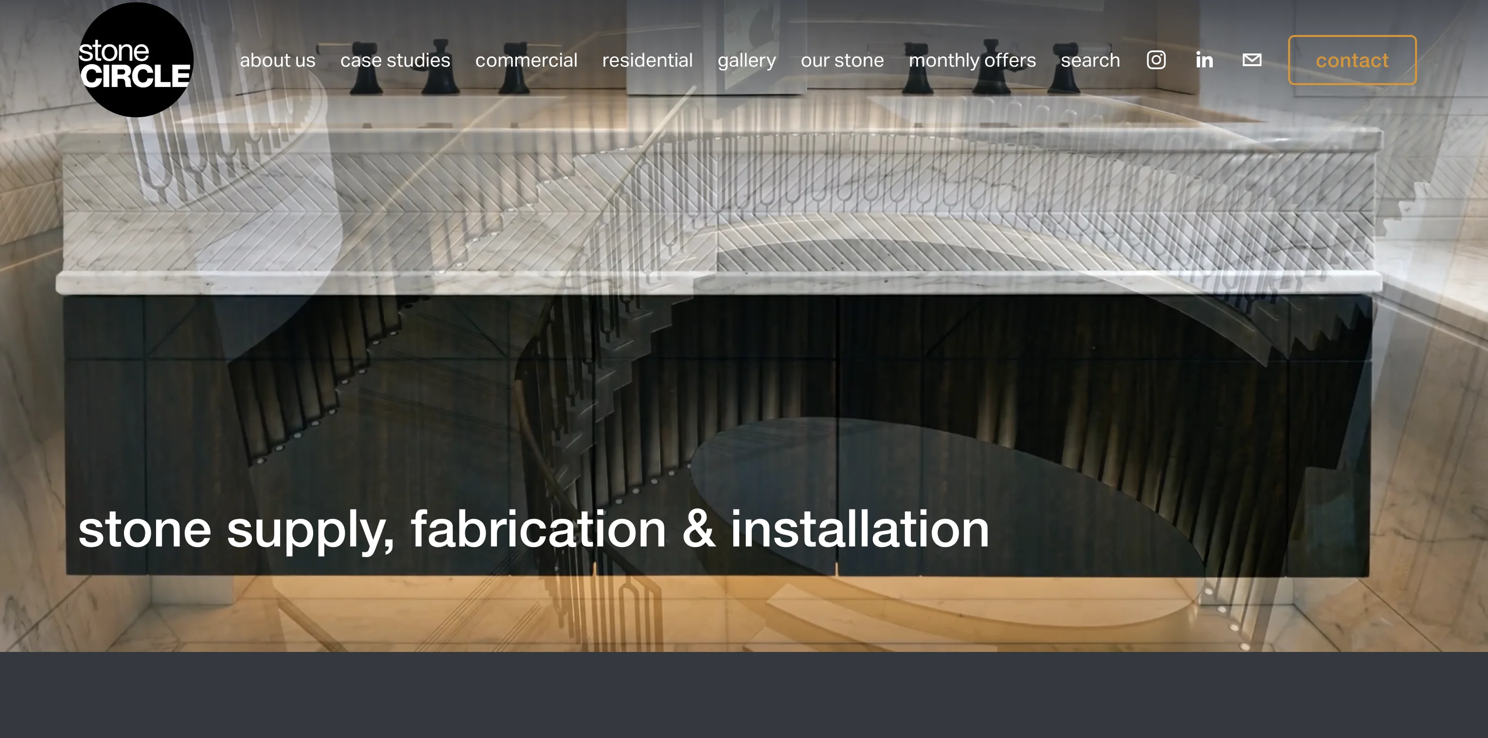 Stone Circle website screenshot